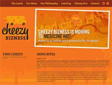 Tablet Screenshot of cheezybizness.com